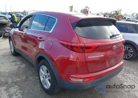 2017 Kia Sportage Lx z USA, uszkodzony, nr VIN KNDPM3AC3H7227022